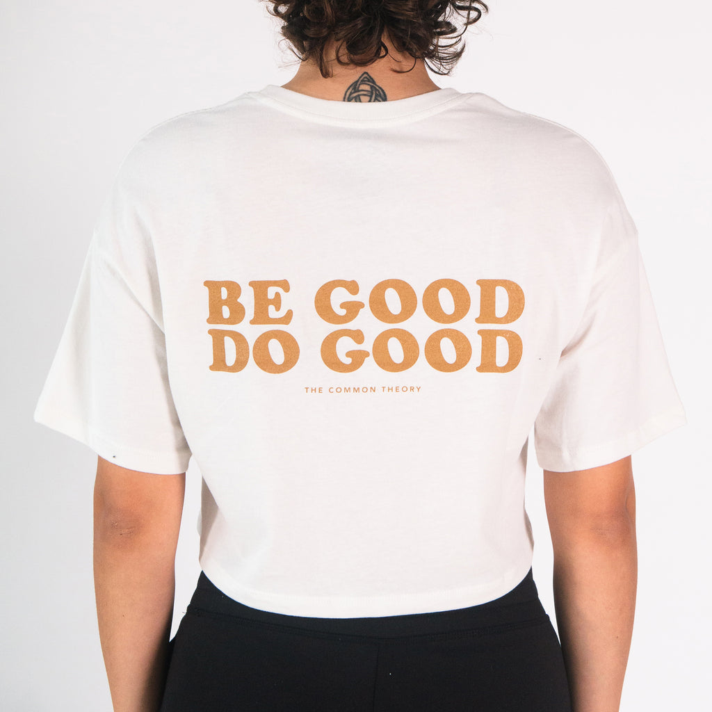 Be Good Do Good Crop Tee